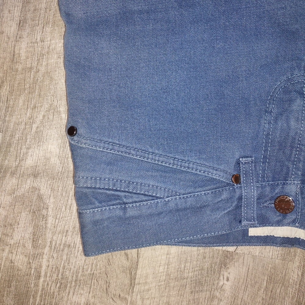 Stella McCartney RARE Smooth Finish Trim Pocket Straight Leg Business Jeans - Picture 16 of 16
